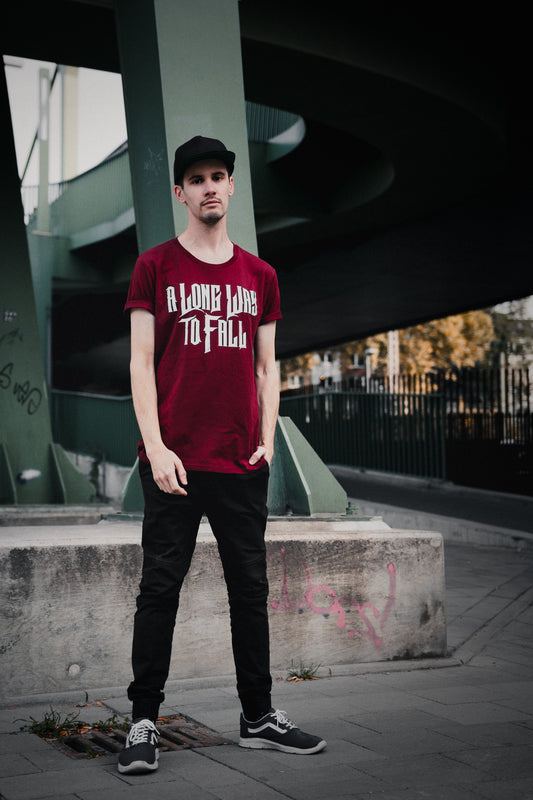 x SALE x ALWTF Logo Burgundy T-Shirt