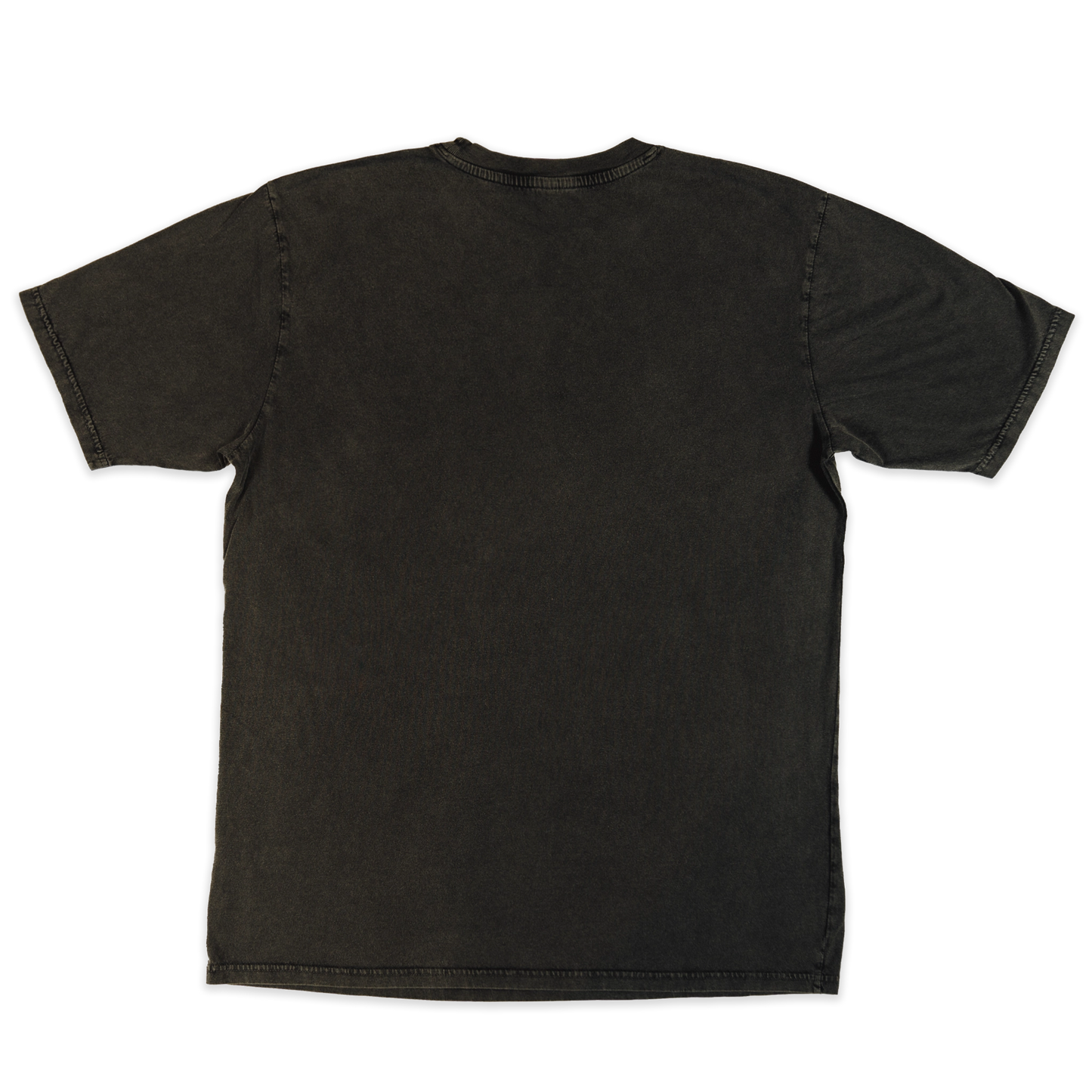 Retro Wolf Stone Washed Oversize T-Shirt