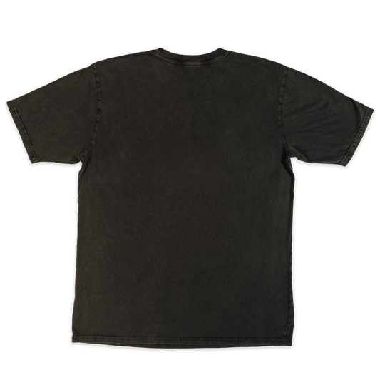 Retro Wolf Stone Washed Oversize T-Shirt