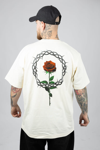 Metallogo Offwhite Oversize T-Shirt