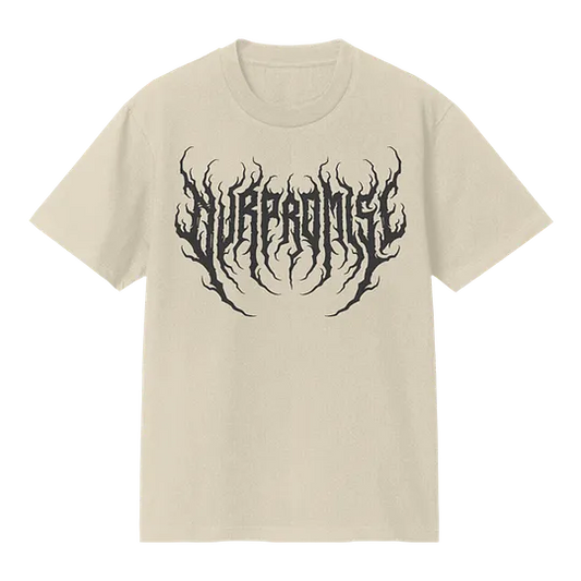 Metallogo Creamwhite Oversize T-Shirt